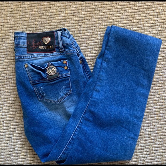 LOVE MOSCHINO Jeans Pants Cheap + Chic SZ 28 - Picture 9 of 12